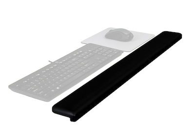 3M™ Gel Wrist Rest for Standing Desks, Non-Slip Back, Black (WR200B)