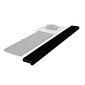 3M™ Gel Wrist Rest for Standing Desks, Non-Slip Back, Black (WR200B)