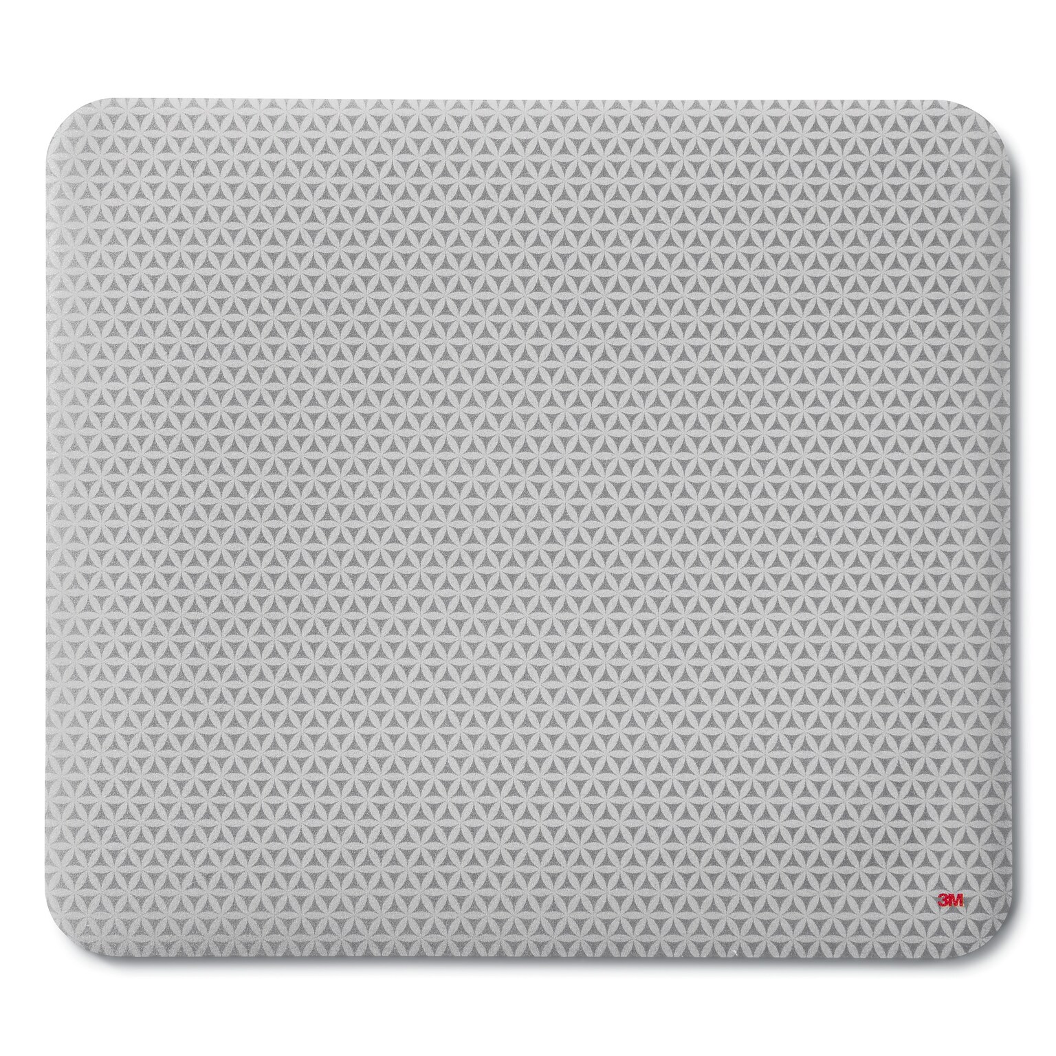 3M™ Precise™ Foam Non-Skid Mouse Pad, White Bitmap (MP114-BSD1)