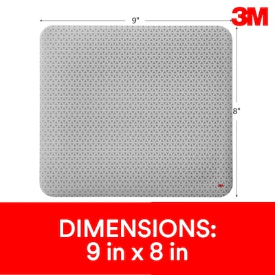 3M™ Precise™ Mouse Pad Enhances the Precision of Optical Mice, Non-Skid, Foam Back, 9 x 8, Bitmap,