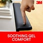 3M™ Gel Wrist Rest for Standing Desks, Non-Slip Back, Black (WR200B)