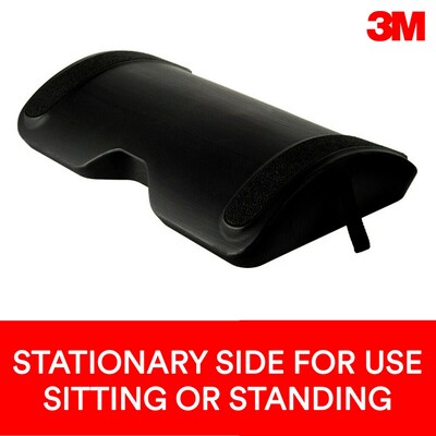 3M™ Foot Rest for Standing Desks, Use to Sit or Stand, Safety-Walk™ Slip-Resistant Surface (FR200B)