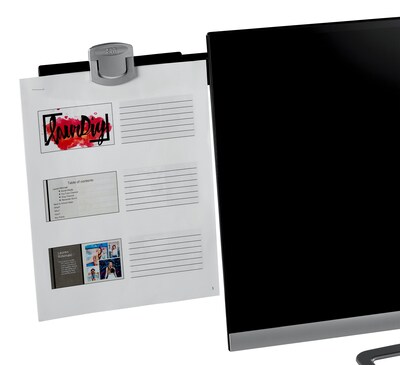 3M Document Holder Mount with Clip, Black (DH240MB)