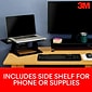 3M Adjustable Laptop Stand, Black, 2 in. of Height Adjustment, Compatible with Docking Stations (LX500)