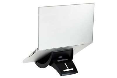 3M Adjustable Laptop Stand, Black, 3 in. Vertical Height Adjustment, Non-Skid Base (LX550)