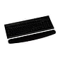 3M™ Foam Wrist Rest for Keyboards, Black, Durable Fabric Cover, Anti-microbial Product Protection (WR209MB)