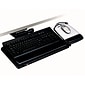3M™ Easy Adjust Keyboard Tray, 26.75" x 10.5" Adjustable Platform, 23" Track, Black, Wrist Rest and Mouse Pad (AKT150LE)
