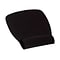 3M Mouse Pad with Foam Wrist Rest, Black, Durable Fabric Cover, Anti-microbial Product Protection (M