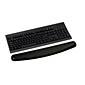 3M™ Gel Wrist Rest for Keyboards, Black, Easy to Clean Cover, Anti-microbial Product Protection (WR309LE)