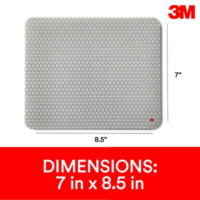 3M™ Precise Bitmap Mouse Pad with Adhesive Back, Non-Skid, Gray (MP200PS)