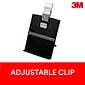 3M Document Stand with Clip & Guide Bar, Black (DH340MB)
