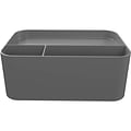 Deflect-O Standing Desk ABS Plastic Large Desk Organizer, Gray (400002)