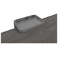 Deflect-O Standing Desk ABS Plastic Large Desk Organizer, Gray (400002)