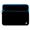 SumacLife Microsuede 15 Protective Carrying Sleeve (Black with Blue Edge)