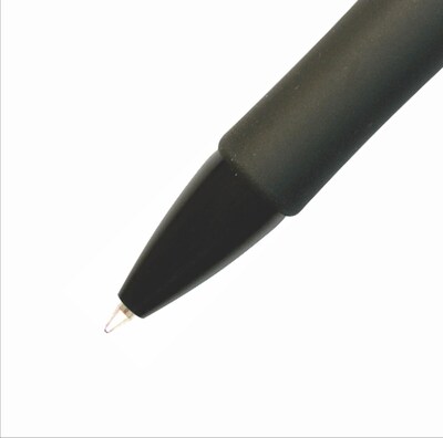 StrideRio Retractable Gel Pen, Medium Point, Black Ink, Dozen (52001)