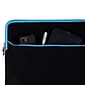 SumacLife Microsuede 15" Protective Carrying Sleeve (Black with Blue Edge)