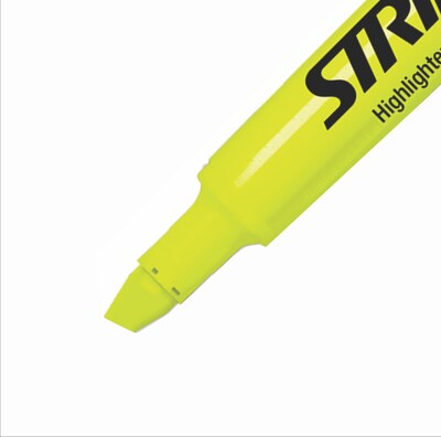 StrideBrite Tank Highlighters, Chisel Tip, Assorted Colors, 12/Pack (42012)