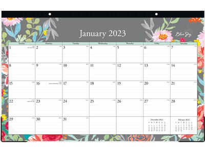 2023 Blue Sky Sophie 17 x 11 Monthly Desk Pad Calendar (140089-23)