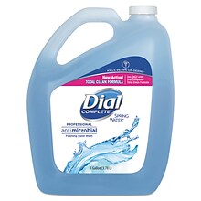 Dial® Professional Antibacterial Foaming Hand Wash, Spring Water, 1 gal