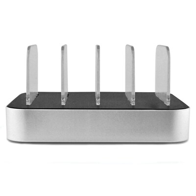 Ematic Charging Dock with 4 USB-A Ports, 2.4-Amp, Black, (EMC40USB)