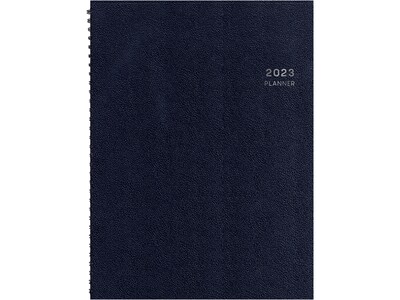 2023 Blue Sky Aligned 8.25 x 11 Weekly Appointment Book, Navy Blue (123847-23)