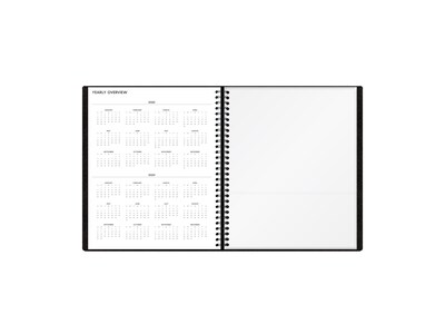 2023 Blue Sky Aligned 9" x 11" Monthly Planner, Black (123849-23)