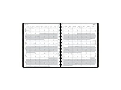 2023 Blue Sky Aligned 9" x 11" Monthly Planner, Black (123849-23)