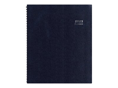 2023 Blue Sky Aligned 9 x 11 Monthly Planner, Navy Blue (123851-23)