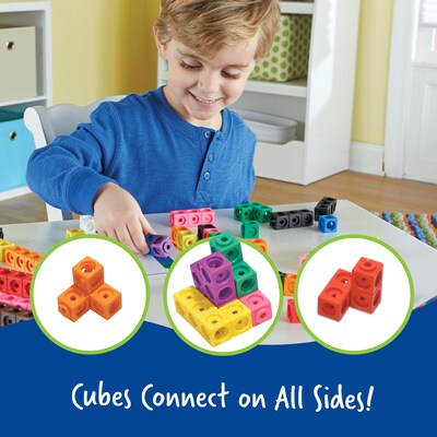 Learning Resources® Mathlink Cubes, 100/Set (LER4285)