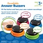 Learning Resources Recordable Answer Buzzers, Assorted Colors, 4/Set (LER3769)