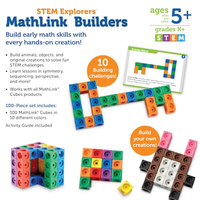 Learning Resources MathLink Cubes (Set of 100)