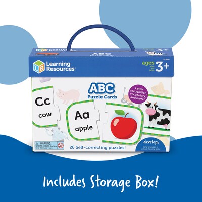 Learning Resources ABC Puzzle Cards, Multicolor (LER 6085)