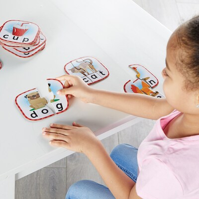 Learning Resources 3-Letter Word Puzzle Cards, Multicolor (LER 6088)