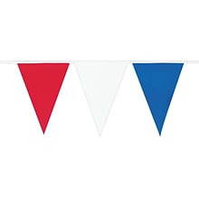 Amscan Fourth of July Outdoor Pennant Banner, Multicolor, 2/Pack (22010.6)