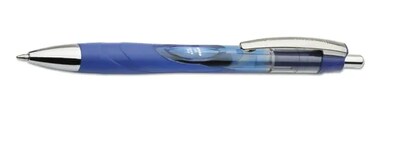 AbilityOne Skilcraft Vista Retractable Rollerball Pen, Medium Point, 0.7 mm, Blue Ink, Dozen (752001