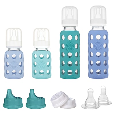 Lifefactory Baby Water Bottle, Assorted Colors, 9 oz. (LF120406C4)