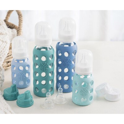 Lifefactory Baby Water Bottle, Assorted Colors, 9 oz. (LF120406C4)