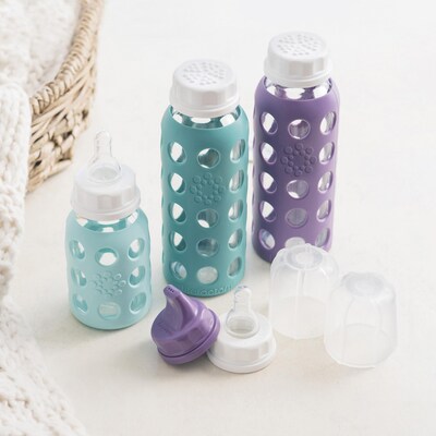 Lifefactory Baby Water Bottle, Assorted Colors, 9 oz. (LF120407C4)