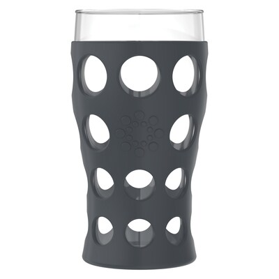 Lifefactory Cup with Protective Silicone Sleeves, 4 Count, Carbon, 20 oz. (LF340106C4)