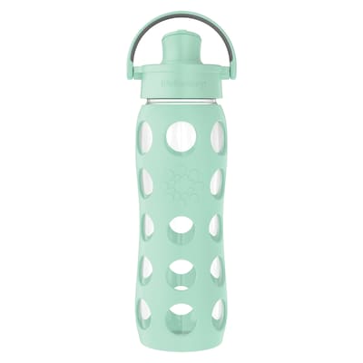 Lifefactory Glass Water Bottle, 22 oz., Mint (LIFLG4321MMI4)