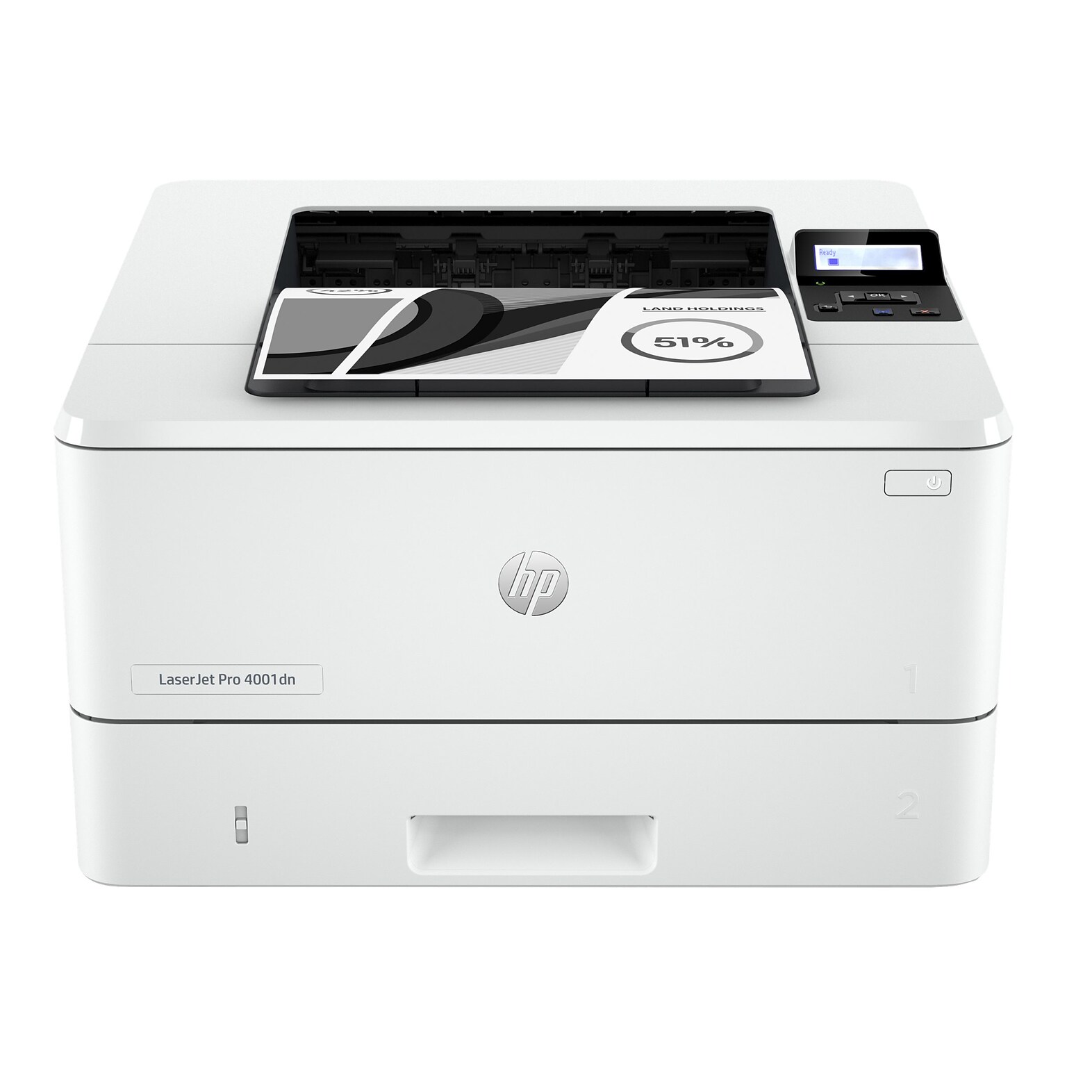 HP LaserJet Pro 4001dn Laser Printer, Easy Setup, Mobile Print, Advanced Security, Best for Office, Ethernet Only (2Z600F)