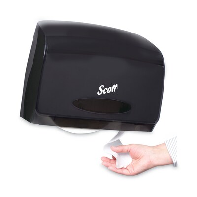 Scott Essential Coreless Jumbo Roll Tissue Dispenser for Business, 14.25 x 6 x 9.7, Black