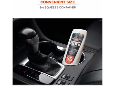 Ergodyne KREW'D Sunscreen Lotion, SPF 50, 8 Oz. (16631)