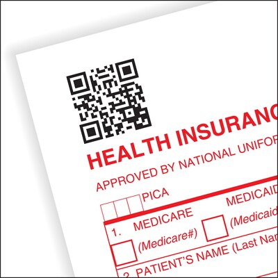 ComplyRight CMS-1500 Health Insurance Claim Forms (02/12), 8-1/2" x 11", Box of 2,500 (CMS12LC)