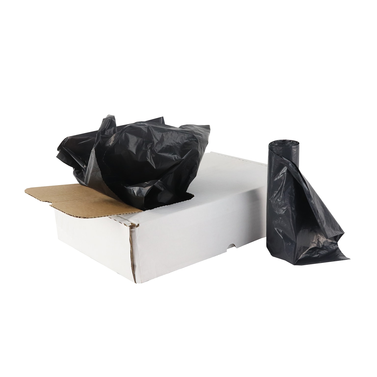 Berry Global Classic 33 Gallon Industrial Trash Bag, 33 x 39, Low Density, 0.63mil, Black, 250 Bags/Box (WEBB40-790170)