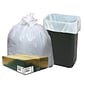 Berry Global Earthsense 13 Gallon Trash Bag, 24" x 33", Low Density, 0.85 mil, White, 150 Bags/Box (RNW1K150V-43228)