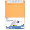 Mead Press It Seal It 4CT 13 x 12 Envelopes, Tan, bundle of 24, 96 total (MEA76082)
