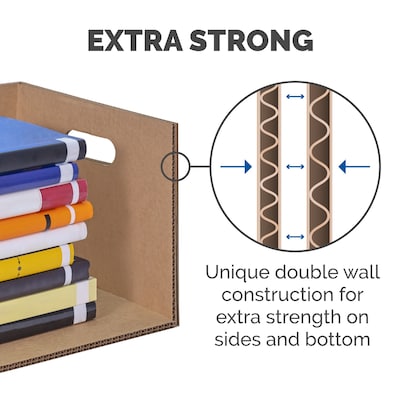 Bankers Box® SmoothMove 22.25" x 17.38" x 17.63" Moving Box, Kraft, 5/Carton (7718201)