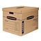 Bankers Box® SmoothMove 22.25 x 17.38 x 17.63 Moving Box, Kraft, 5/Carton (7718201)