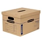 Bankers Box® Stor/File 4.125" x 9.25" Moving Box, White/Blue, 20/Carton (FEL7714210)